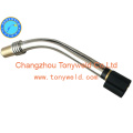 Soupape de soudure à gaz portable Buse de torche 24KD Soudure Torch Swan Neck